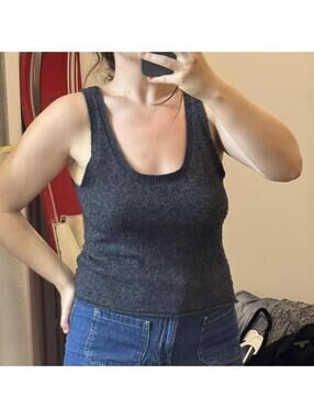 American Vintage Women's Grey Vests-tanks-cami
